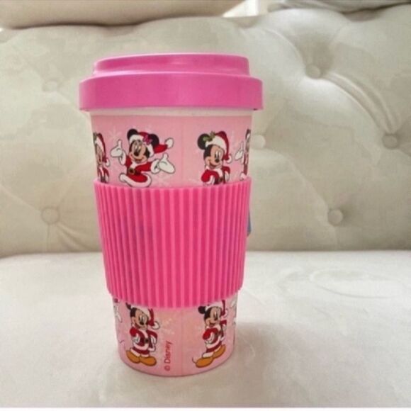 NWT Disney Mickey and Minnie Bamboo Travel Mug - Picture 9 of 16
